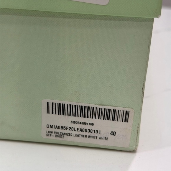 Off-White Vulcanized White Leather - NEW - EU 40 - 7M/8.5W main image 10